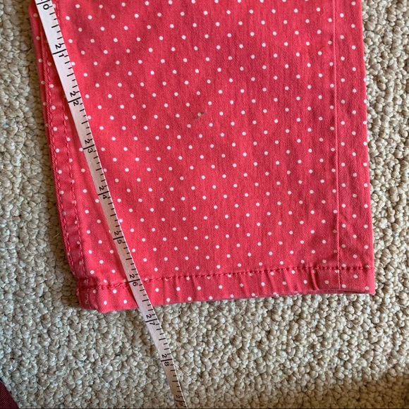 Arizona Pink Polka Dot Ankle Pants - Picture 5 of 6